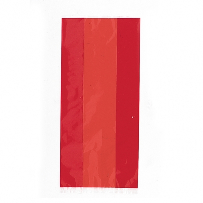Saldumu-dāvanu maisiņi, sarkani celofāna (30 gab)